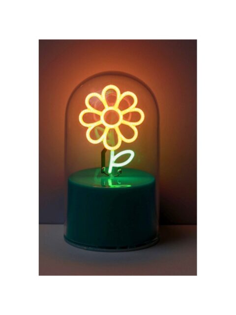Lampa staklena kupola iTotal NEON-efekt LED Flower XL3255