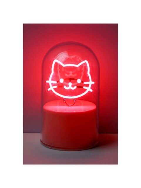 Lampa staklena kupola iTotal NEON-efekt LED Cat XL3256