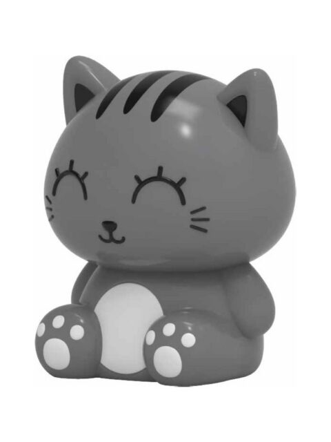 Lampa noćna iTotal Cat bijela XL3203