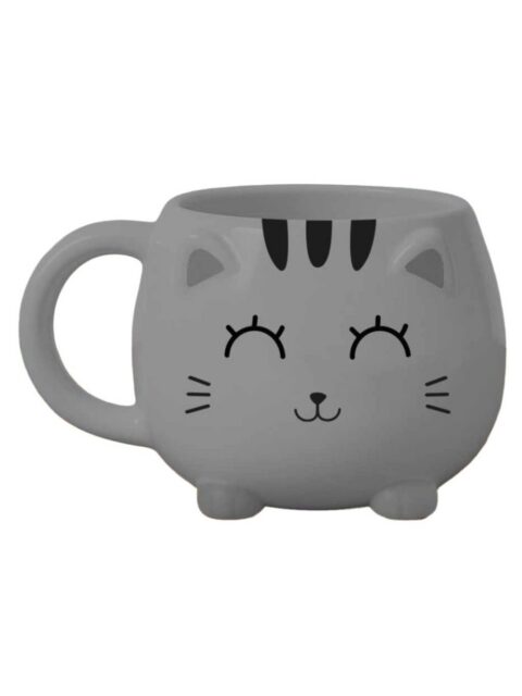 Šalica iTotal Chunky Cat siva XL2568C