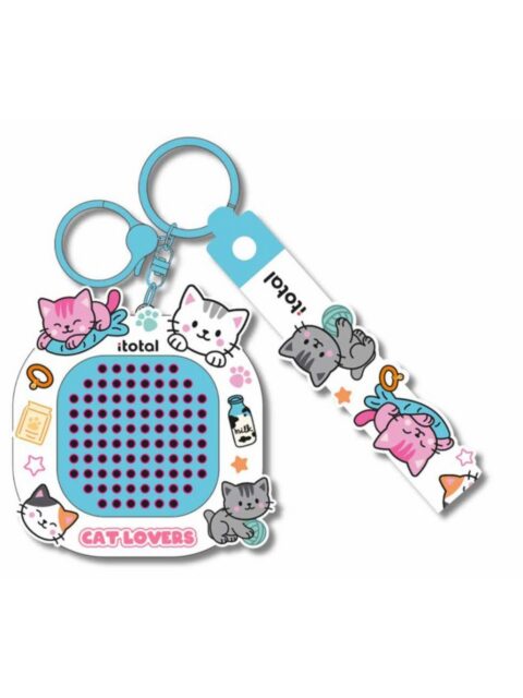 Privjesak za ključeve iTotal puzzle Cat XL3279