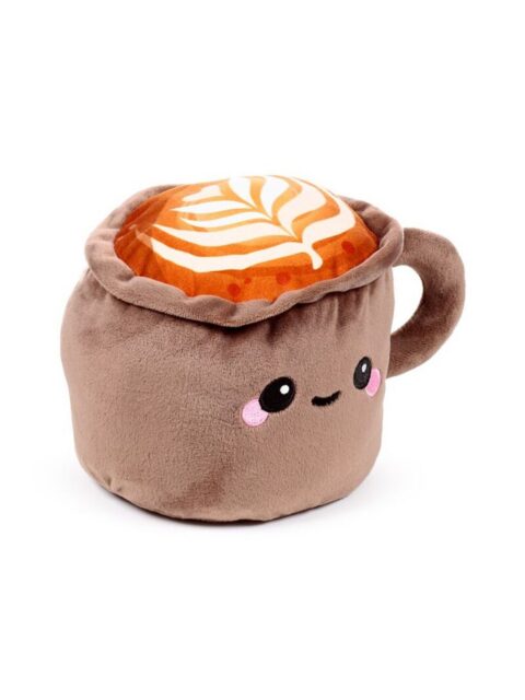 Plišani stoper za vrata Puckator Foodiemals Cappuccino DST168