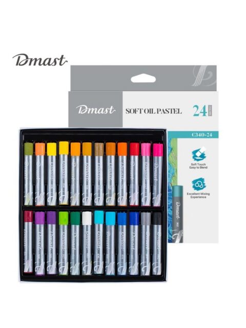 Umjetnički set Deli Dmast mekane uljne pastele 1,1mm 24 kom u kutiji EC340-24