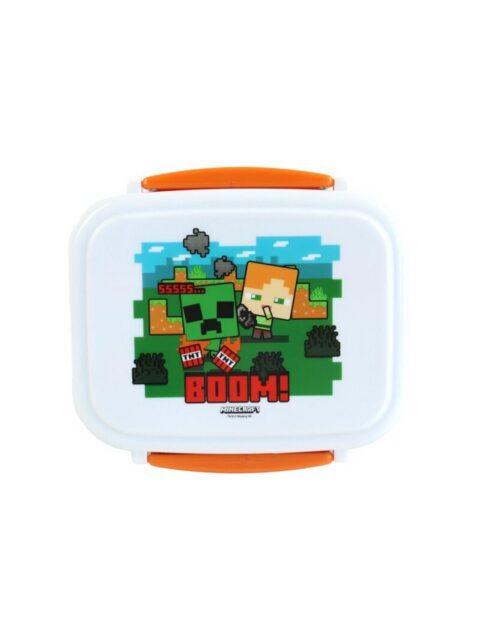 Bento kutija za ručak s priborom Puckator Minecraft SSS BOOM LBOX135