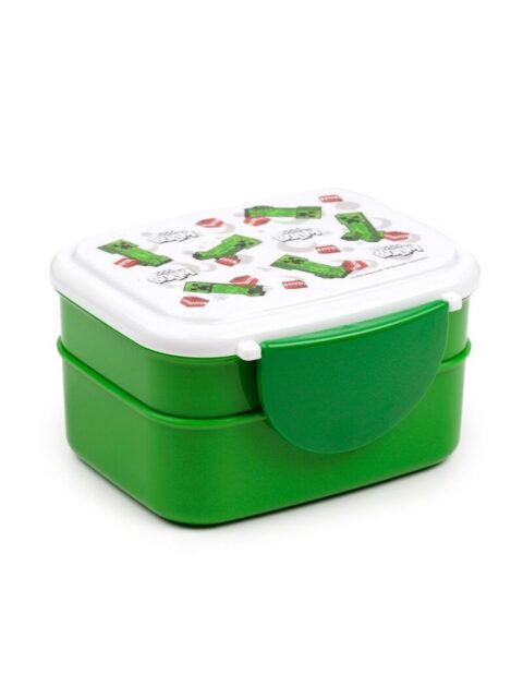 Bento kutija za ručak s priborom Puckator Minecraft Creeper & TNT LBOX103