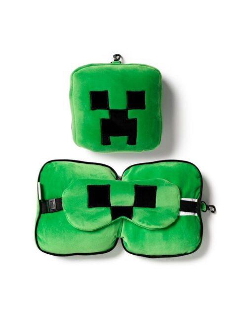 Putni jastuk i maska za oči Puckator Relaxeazzz Minecraft Creeper CUSH306