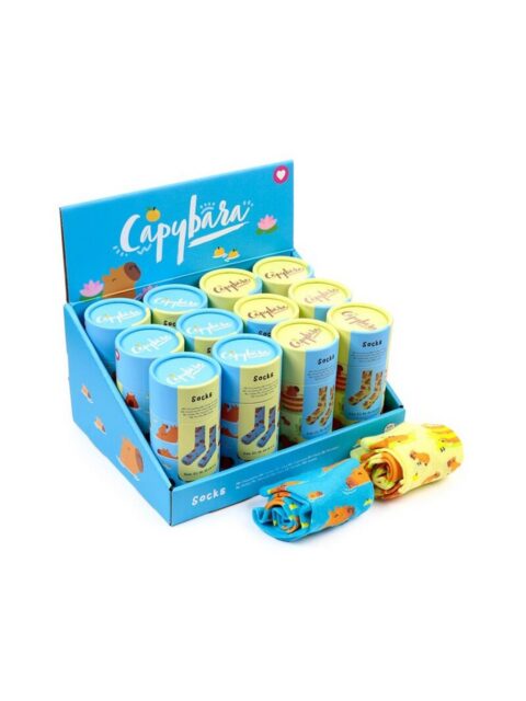 Čarape u tubi Puckator Capybara sortirano 12/1 TSOCK01