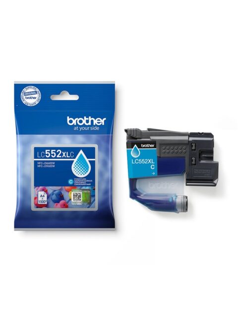 Tinta Brother LC552XLC cyan 1.5k