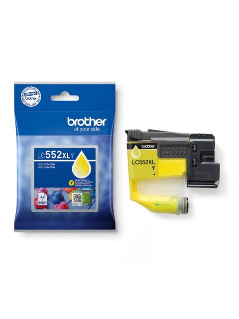 Tinta Brother LC552XLY yellow 1.5k