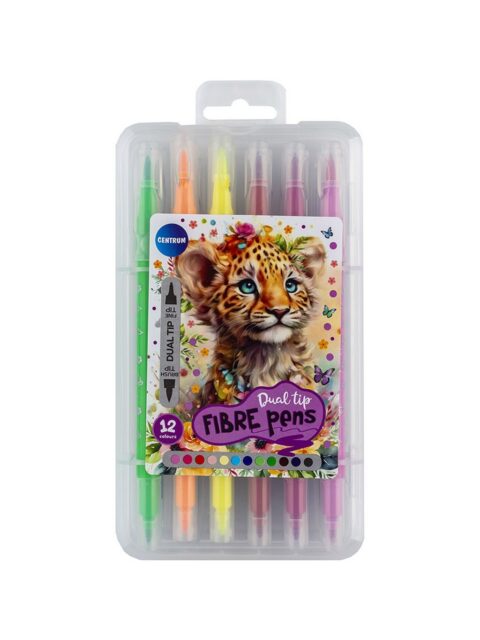 Flomasteri Centrum obostrani 12 boja Art u PVC kutiji 12/1 81322
