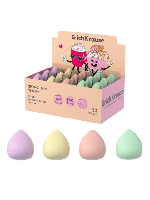 Gumica ErichKrause Sponge Mini Yummy sortirano 30/1