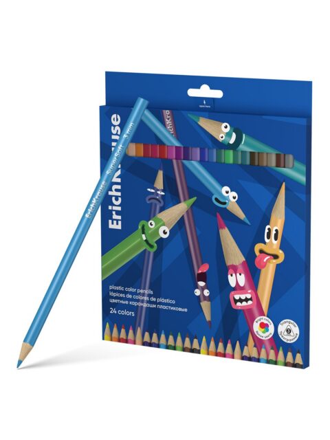 Drvene bojice ErichKrause trokutaste Color Friends 3mm 24/1