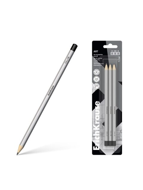 Olovka grafitna ErichKrause Art šesterokutna H HB B 3/1