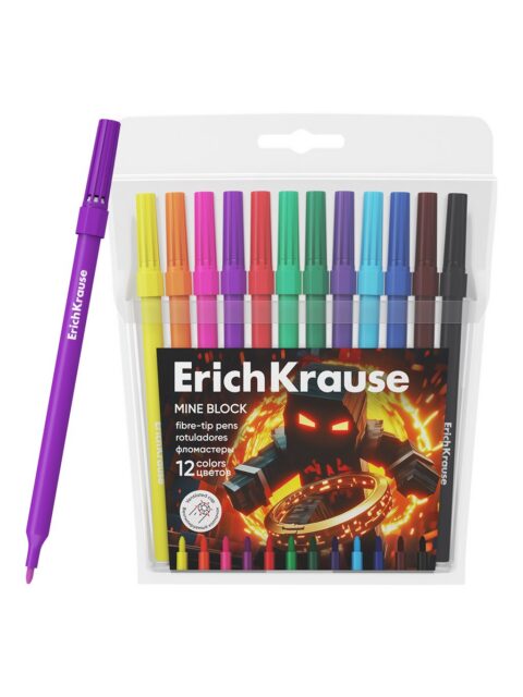 Flomaster ErichKrause Mine Block 12 boja 12/1