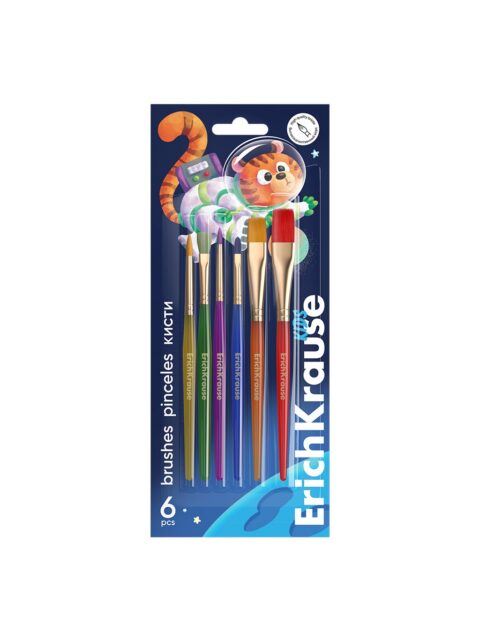 Kist ErichKrause za temperu i vodene bojice Kids Space Animals blister 6/1