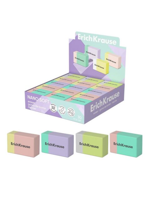 Gumica ErichKrause Nano Soft sortirano 30/1