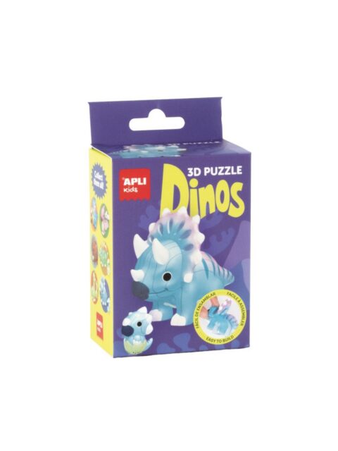 Puzzle 3D Apli Dinos Triceratops 20036