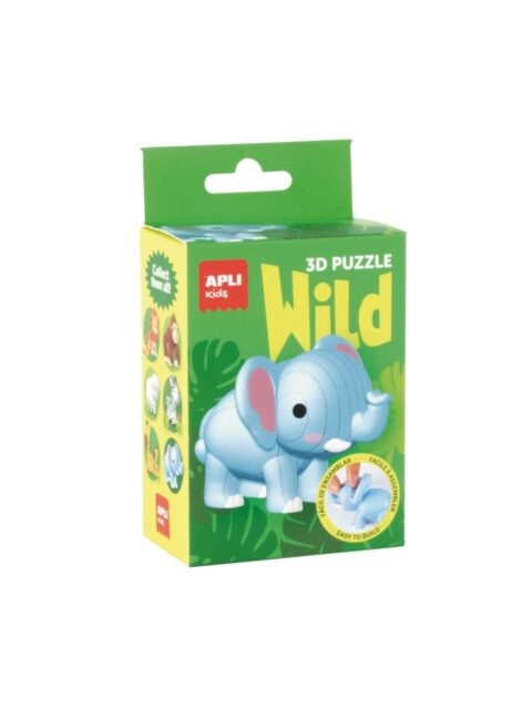 Puzzle 3D Apli Wild Slon 20021