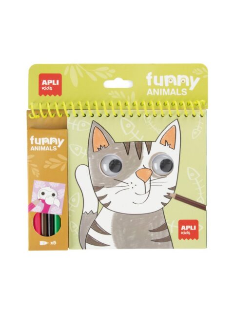 Bojanka Apli Funny Animals sa bojicama 20576