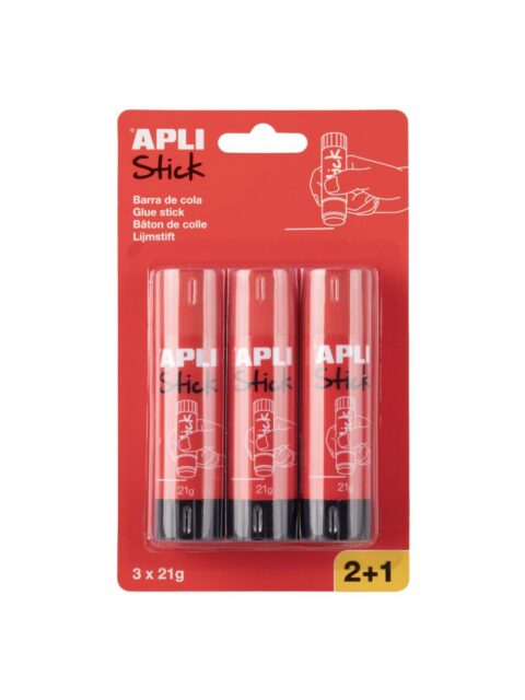 Ljepilo Apli u sticku 21g blister 3 komada 2+1 20457