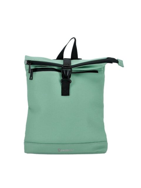 Ruksak Swiss Only s preklopnim (roll-top) zatvaranjem 27x9x35cm 9L menta zelena SO-122-MINT