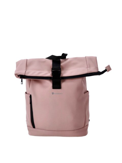 Ruksak Swiss Only s preklopnim (roll-top) zatvaranjem 29x12x42cm 16L ružičasto zlatni SO-123-RG