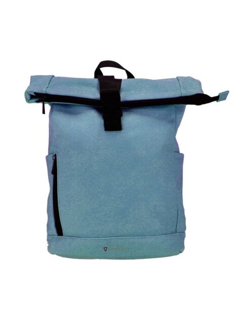Ruksak Swiss Only s preklopnim (roll-top) zatvaranjem 29x12x42cm 16L nebesko plavi SO-123-SBLUE