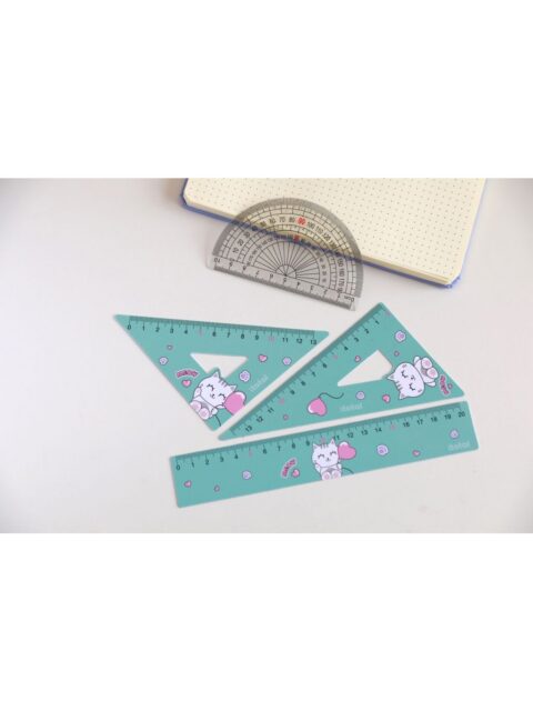 Geometrijski set iTotal Cat bijela 3/1 XL3053