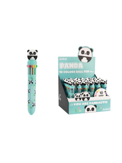 Kemijska olovka iTotal Panda 10 boja 36/1 XL2370I