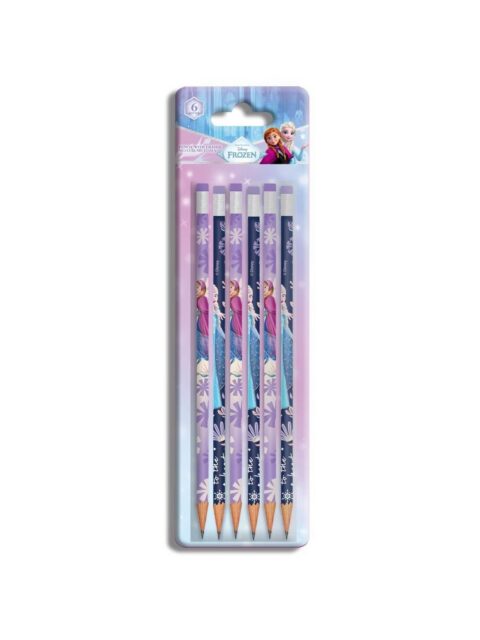 Olovka grafitna Frozen 2 s gumicom (blister 6kom) 564963, 5205698744440