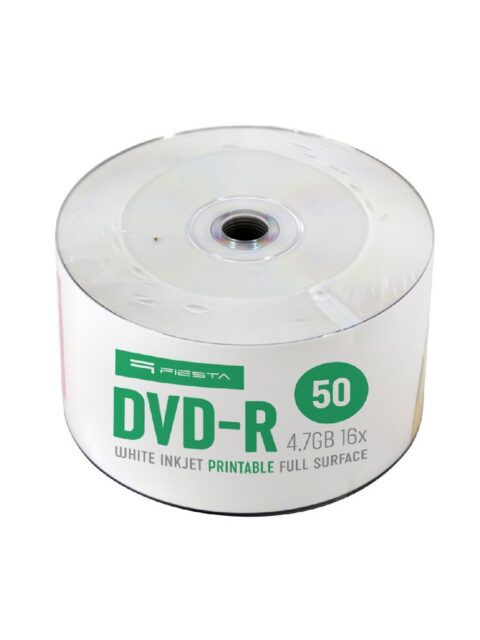 DVD-R Platinet Fiesta #45817 4,7GB 16x, Wrap Spindle 50/1, Printable