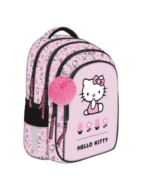 Ruksak školski St.Right Hello Kitty 16" rozi