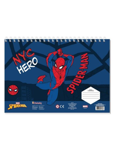 Blok za bojanje Spiderman 23x33cm 40L 508768