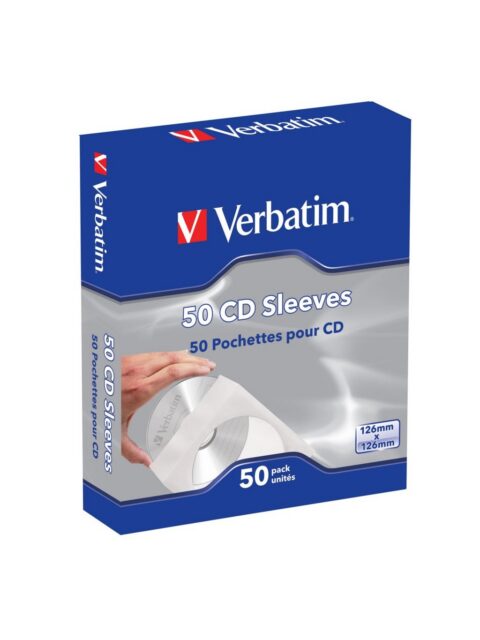 Etui od papira Verbatim #49992 CD/DVD, 50/1