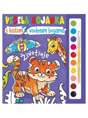 Vesela bojanka – Životinje s kistom i vodenim bojama