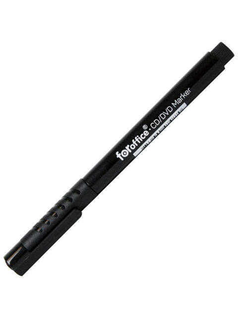 Marker za CD/DVD 1 mm FORoffice crni 609736
