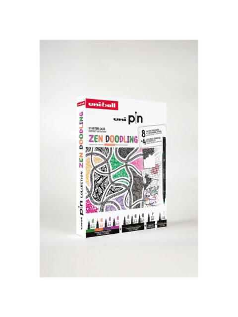 Marker Uni PIN gift set Zen doodling + tehnička ol M5-228 u kutiji 8/1 limited edition
