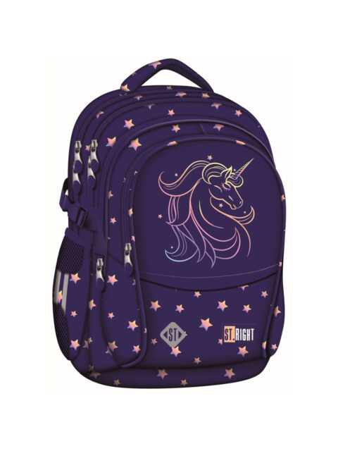 Ruksak školski St.Right Unicorn Glow 17"
