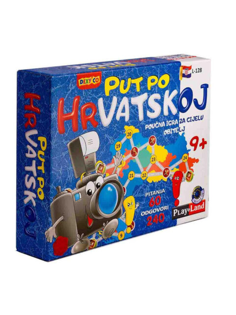 Društvena edukativna igra Playland put po Hrvatskoj L-128 HR