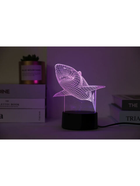 Lampa 3D na dodir iTotal promjena boja Shark CM3328