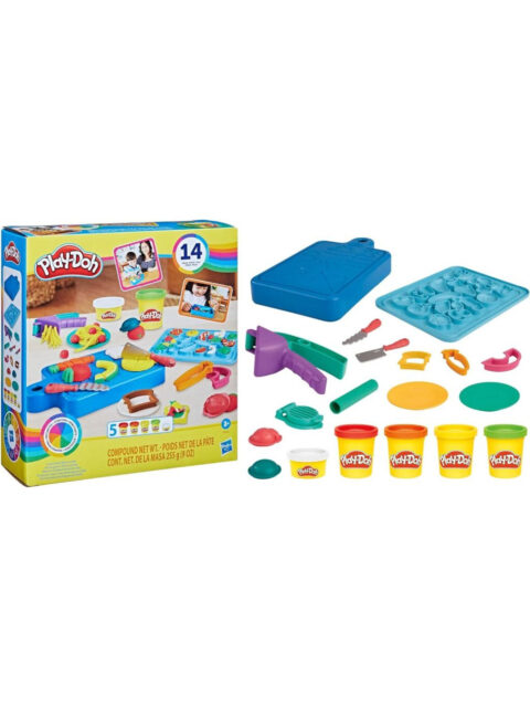 Masa za modeliranje Hasbro Play-doh početni set little chef F69045L0