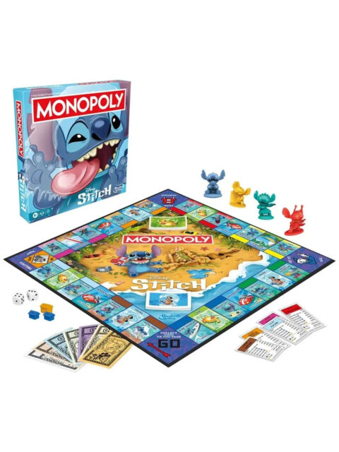 Društvena igra Monopoly Stitch G0388102 8+ igra je na engleskom jeziku