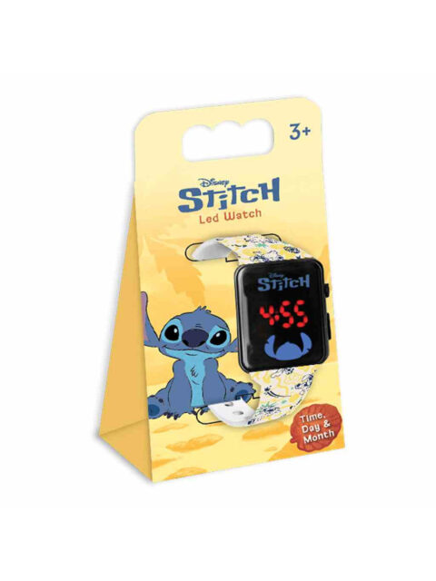 Sat digitalni ručni Diakakis LED- Stitch, Bijelo-žuti, 565627
